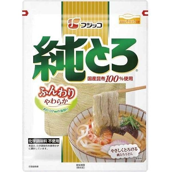 Amazon | フジッコ ふじっ子 純とろ 大袋 23g | フジッコ